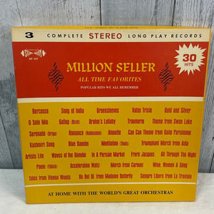 Vintage 1950s Million Seller All Time Favorites Stereo 3 Record Vinyl Set